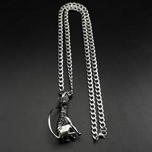 Collier chat sphinx gothique homme cadeau idéal pour anniversaire - 5