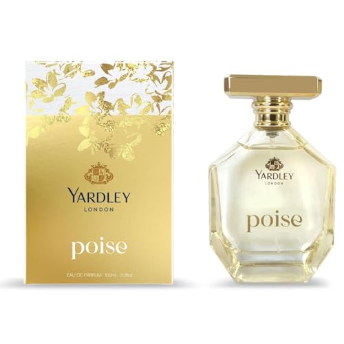 Yardley London Poise Eau de Parfum 100ml – Radiant Citrus & Cherry Fragrance with Floral Heart, Sophisticated Patchouli & Cedarwood Base, Joyful Scent for Women’s Daily Wear or Thoughtful Gifting