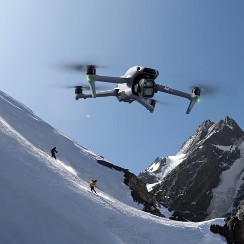 Image of DJI Air 3S Fly More Combo Drone (RC-N3 Screen Remote Controller), Wide-Angle & Medium Tele Camera for Adults, Omnidirectional Sensing & 3 Batteries for Extended Flight Time + Complete Accessory Bundle