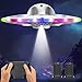 Foam UFO Drone for Kids – RC Plane with Colorful LED Lights, Remote Control Helicopter with Auto Hover, 2 Batteries (15 Mins Flight)