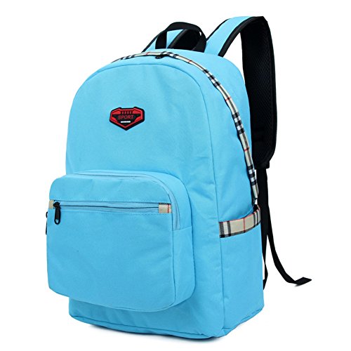 Sac à dos étudiant grande capacité en toile solide pour cours et ordinateur portable