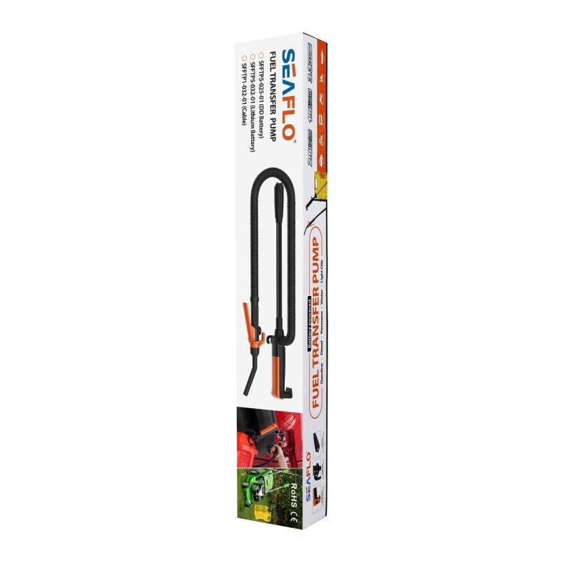 POMPE DE TRANSFERT AUTONOME A BATTERIE SEAFLO (CARBURANT. HUILE. EAU...) 12L/min - 3760379666623