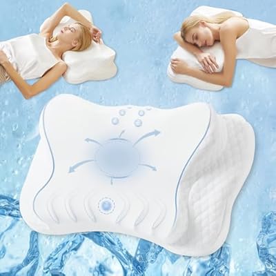 Releep Adjustable Cervical Neck Pillow, Cooling...