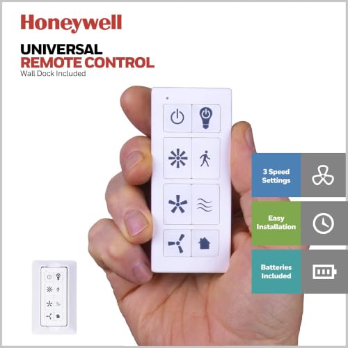 Honeywell Carnegie Ceiling Fan, Quiet Motor and Remote Control, 52", Silver - image 7
