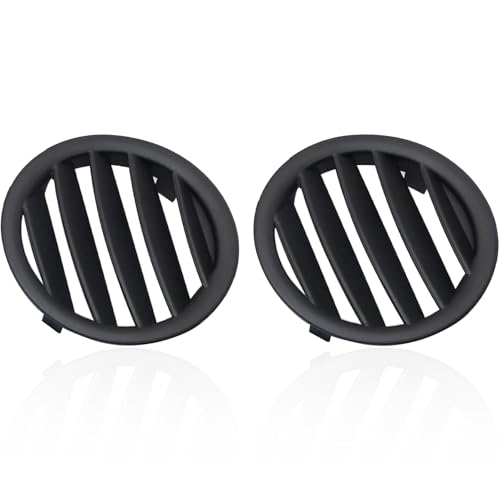 Priprilod Front Air Conditioner Vent Grille Black Left & Right Side Compatible With Ford Focus 2005-2007 Dash AC Air Vent Grille Cover # 5S4Z-19E630-AAC 5S4Z19E630AAA