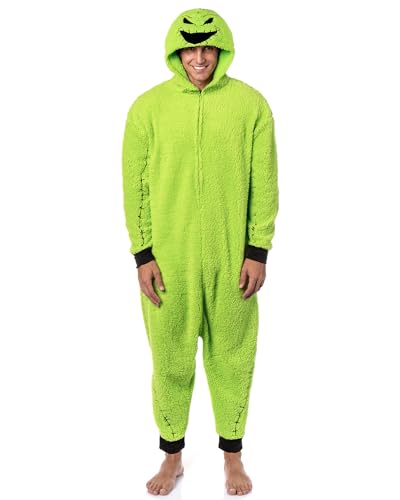 MJC The Nightmare Before Christmas Oogie Boogie Costume One Piece Pajama Union Suit (X-Large) Green