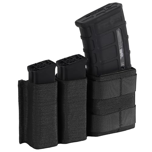 SIVIGEAR Mag Pouch 5.56 With Double Pistol Pouch