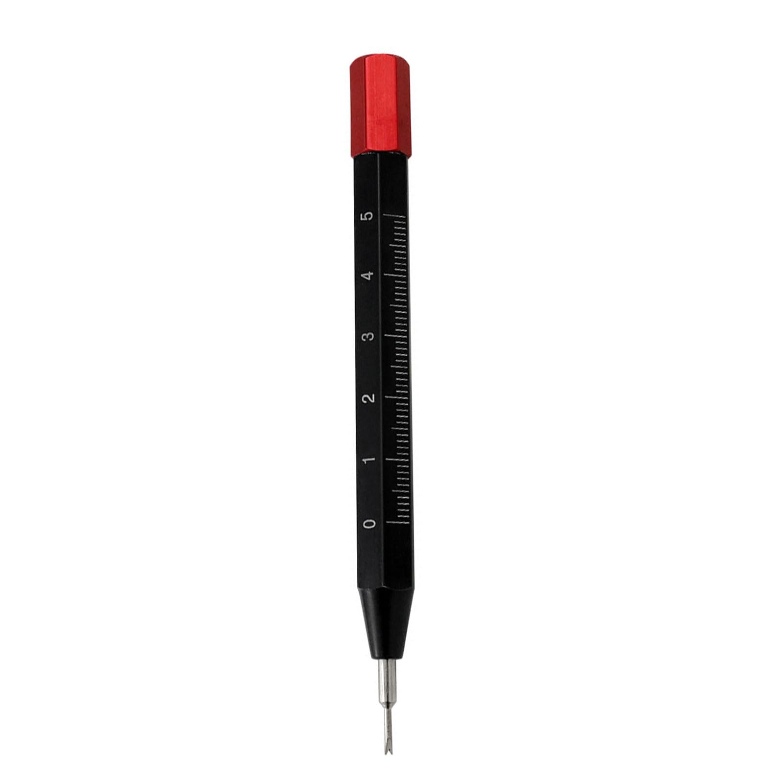Lightweight Aluminum Ergonomic Watch Band Tool with Measurement Scale and Replaceable Tips Suitable for Easy Maintenance Watch Maintenance Tool