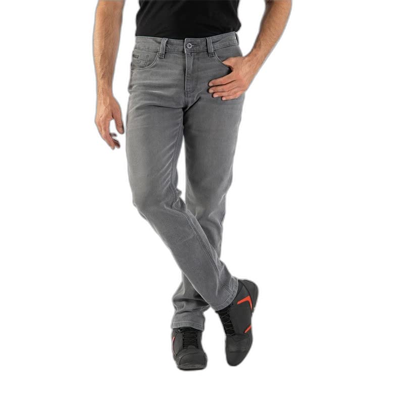 Ixon Alex - Vaqueros para Moto, Color Gris 38