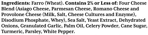 Alessi Autentico, Premium Seasoned Roman Grain Farro, Cooks Like Risotto, Heart Healthy, Easy To Prepare, 7Oz (Four Cheese, Pack Of 6) #TOP2