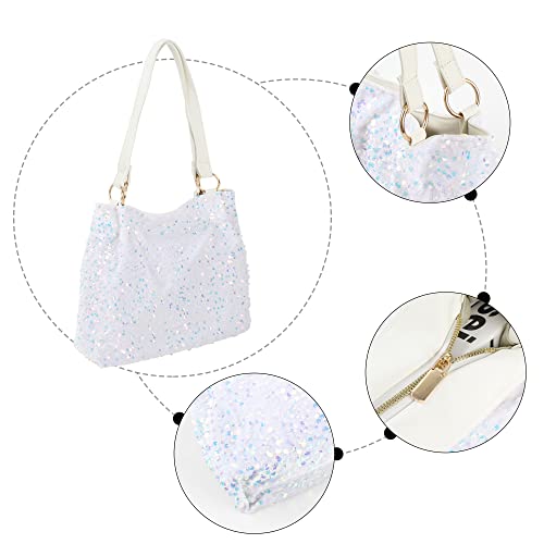 Bolso Tote de Lentejuelas Brillantes para Mujer miniatura 6