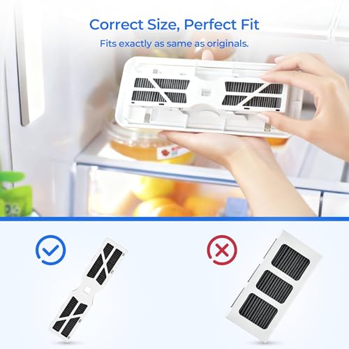 Image of TEEHAY PWF-1 FPPWFU01 Water Filter & PureAir AF-2 FRGPAAF2 Air Filter Combo, Compatible with Frigidaire FRIGCOMBO6, GRFS2853AF, FRFC2323AS, FRFS2823AS, FRFS282LAF, GRFC2353AF, FRFS2823AD, 3 Combo