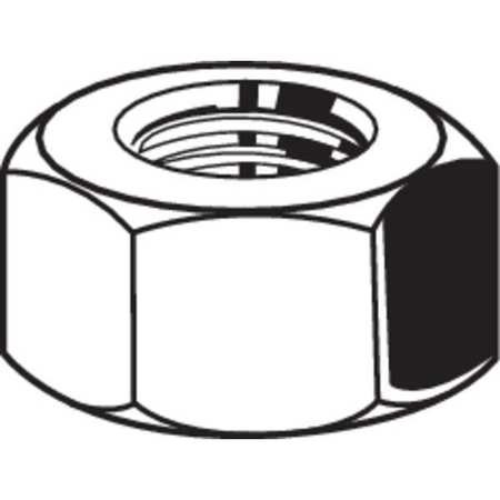 M30-1.50 Class 8.8 Plain Finish Carbon Steel Hex Nuts, 5 pk.