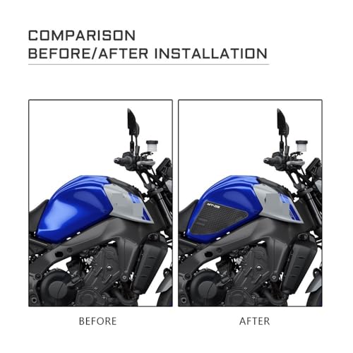 Protections latérales de réservoir moto MT-09 anti-rayures