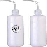 Yuelong Plastic Squeeze Bottle,2Pcs Safety Wash Bottle 500ml Convenient Green Soap Supply Tattoo...