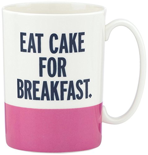 kate spade new york Things We Love Eat Cake for Breakfast Mug
