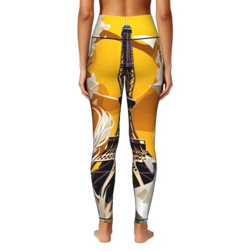 Leggings de la Torre Eiffel elásticos para evitar transparencias en el entrenamiento 4