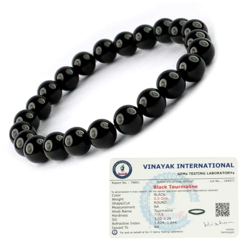 Image of Certified Natural Crystal Stone 8 mm Round Beads Bracelet for Men & Women | Reiki Charged Gemstone Bracelet | Multiple Stone Variants Available