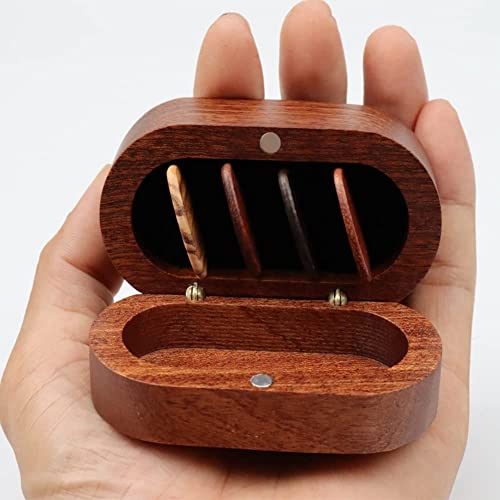 Exogio Boîte de rangement pour guitare avec 4 médiators en bois, support de pick-guitare, vitrine en bois naturel , mini boîte de rangement pour guitare cadeaux - Les Beatles, Paul McCartney, John Lennon, RIngo Starr, George Harrison Exogio Boîte de rangement pour guitare avec 4 médiators en bois, support de pick-guitare, vitrine en bois naturel , mini boîte de rangement pour guitare cadeaux – Image 4