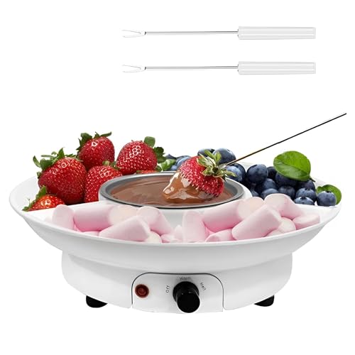 Set de Fondue de Chocolate Eléctrico con 2 Tenedores miniatura 1