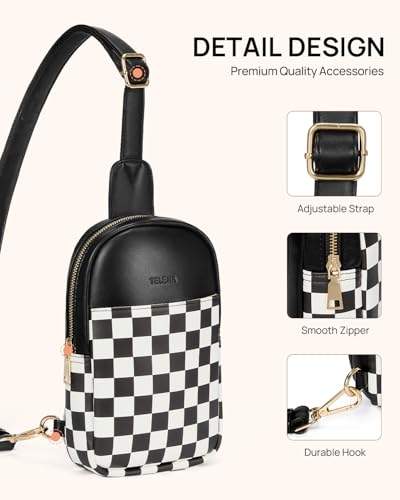 Image of Telena Crossbody Bags for Women Leather Cross Body Sling Bag for Woman Travel