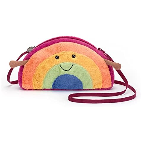 Jellycat Amuseable Rainbow Plush Bag Crossbody Purse Cover
