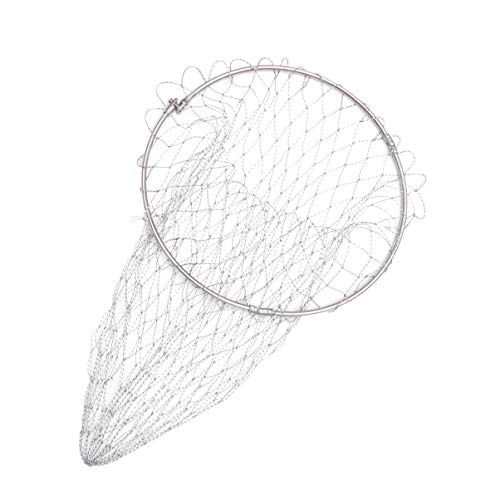 Wakauto 1 rede de pesca de aço inoxidável resistente a rasgos, rede de pesca, acessórios especiais,