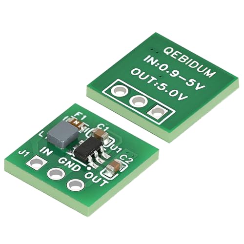 10Pack DC-DC Step Up Converter Board Module, 0.9 V 1.5V 1.8V 2.5V 3V 3.3V 3.7V 4.2V to 5V Synchronous Switching Regulator DIY Non-Isolated Voltage Boost Converter for Arduino2