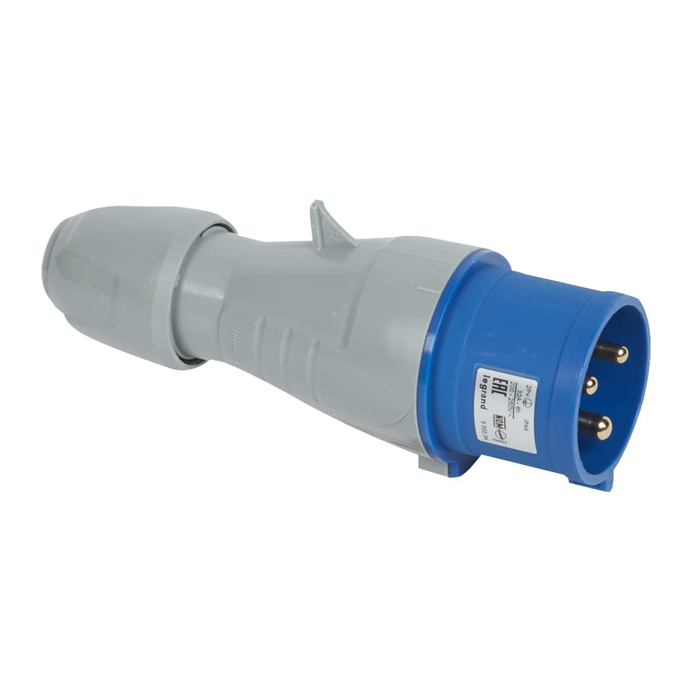Legrand Fiche CEE 32 A 3 broches 2P+PE 6h 230 V IP44 IK09
