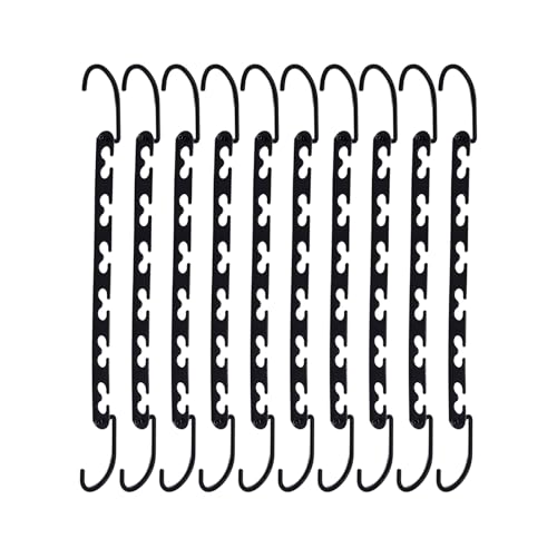 Cintre à vêtements sauvegarde d'espace support de stockage dressing 10x - 2