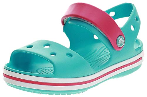 Crocs Kids Crocband Sandal Pool/Candy Pink Croslite 7 US Infant
