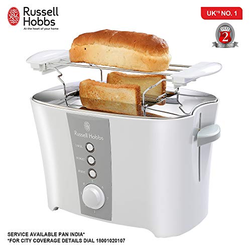 Image of Russell Hobbs RPT209 800 Watt 2 Slice cooC Touch Automatic Pop-up Toaster with 2 Year Manufacturer Warranty