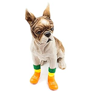   Dog-Socks-for-Outdoor-and-Indoor4-PCs-Anti-Slip-Waterproof-Dog-Shoes-Soft-Rubber-Dog-Boots-Dog-Paw-Protector-for-Small-Medium-Large-Dogs