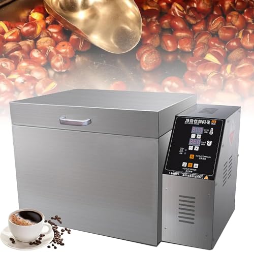 Tostatrice Elettrica Per Chicchi Di Caffè Da 2 Kg, Tostatrice Per Chicchi Di Caffè In Acciaio Inossidabile, Temporizzazione E Temperatura Regolabili, Per Cuocere Caffè, Castagne, Arachidi, Cereali