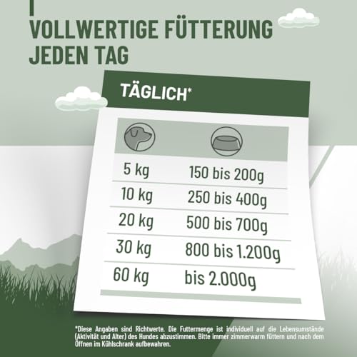 ReaVET Premium Hunde Nassfutter - Rind an Kartoffeln & Apfel 6 x 800g I mit hohem Fleischanteil & viel Muskelfleisch, Getreidefrei, Hundefutter nass, ohne Zucker