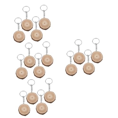 DEARMAMY 4 Juegos Llavero De Astillas De Madera Llavero Con Anilla Mosquetón Clave Estante De Llaves Auto Joyas Enlace Varillas De Pasador Llaveros Manos Desmontable Talón Khaki 4 Uds * 4