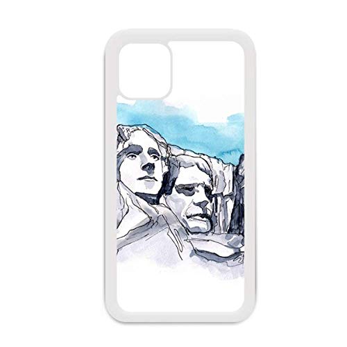 Coque iPhone 12 Pro Max American Rushmore blanche finition premium et design épuré