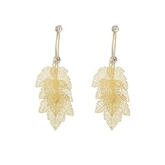D2:Gold Maple Leaf Earrings