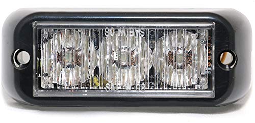 Abrams T3-R Led Grille Emergency Vehicle Warning Strobe Lights (Red) #TOP3