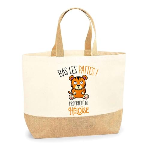 Sac jute résistant fini les cabas fragiles avec le modèle Héloïse Tigre