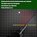 Vzpeun Golf Swing Trainer Aid- Golf GripTraining Direction Guides, Golf Alignment Sticks Trainer Simulators, Portable Swing Trainer Suitable for Both Right Left-Handed Player