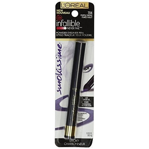 Loreal Paris Infallible Smokissime Purple Smoke 704 Powder Eyeliner -- 2 per case.
