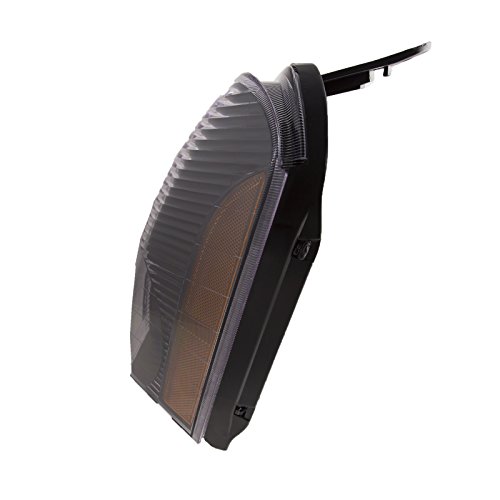 Perde Compatible With Chevrolet Equinox Black Headlights Headlamps Set #TOP3