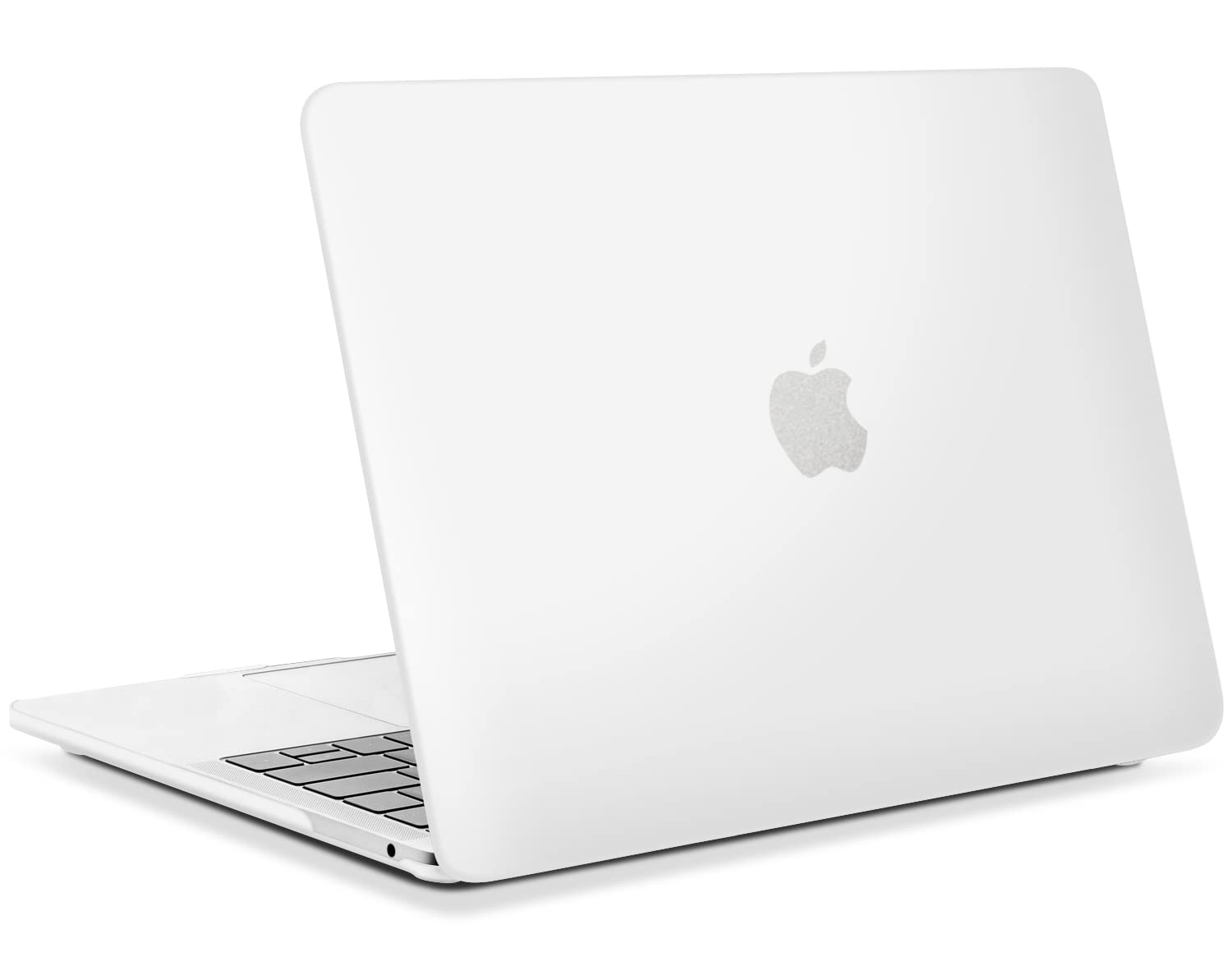 TECOOL Cover per MacBook Pro 13 Pollici 2016-2022 (M2 M1 A2338/A2289/A2251/A2159/A1989/A1706) con Touch Bar, Custodia Rigida Protettiva Sottile in Plastica e Copritastiera UE, Traslucido