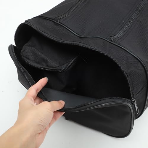 Bolsa para telescopio portátil de nylon negro cómoda para hombro 7