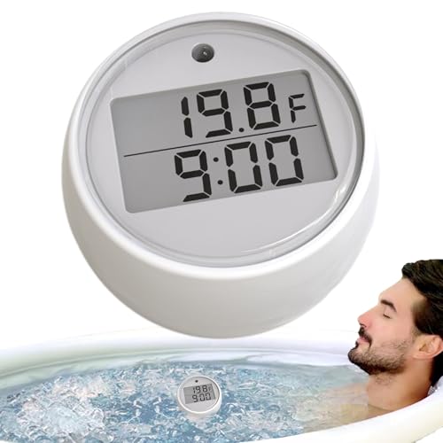 Termómetro Para Baño De Hielo - 1,73 Pulgadas Control De Temperatura | Pantalla Digital ABS Piscina Medición Instantánea Impermeable IPX6 Pantalla HD Menos 20℃ A 70℃ Flotante Para Deportistas Terapia