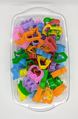 100 Cortador Forminha De Massinha Molde Modelar Atacado Top!