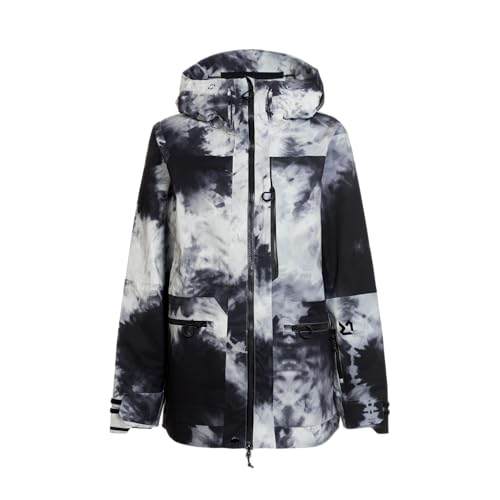 Chaqueta acolchada mujer Silverstar Tie Dye para paseos invernales urbanos