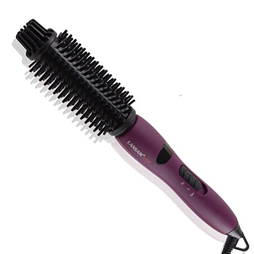 NewPollar Professional Hair Curling Iron Hot Brush Ionic Styler Styling Comb and Hair curler Heated Round Brush