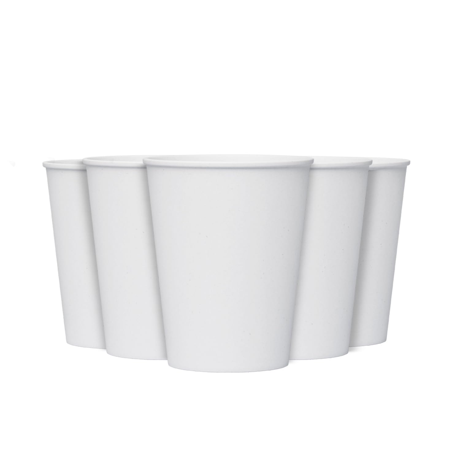 Amazon Basics Paper Cups, 150 ml – White – Pack of 100 | Disposable | Leak-Resistant | Hot & Cold Beverage Use | Made in India